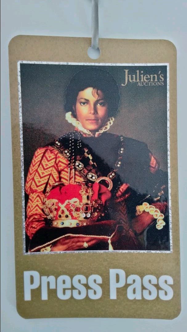 マイケルジャクソン　ジュリアンオークション　プレスパス