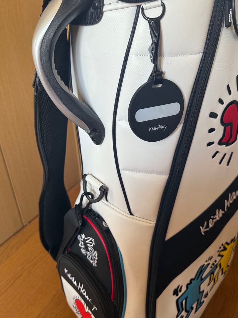 【限定】キース・ヘリング × ゴルフ キャディバッグセット（ヘッドカバー付き）