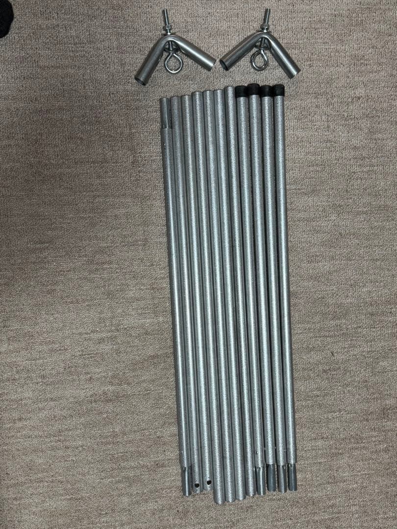 自立二股ポールセット【パップテント用】