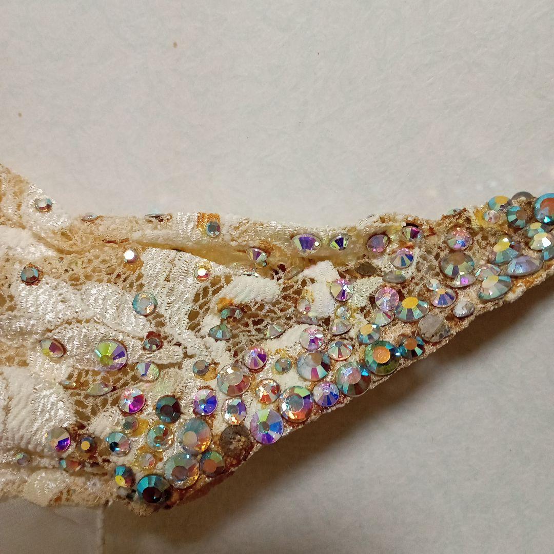 お値下げ　社交ダンスドレス グラデーション淡いピンク　アトリエヒロコ　L〜LL