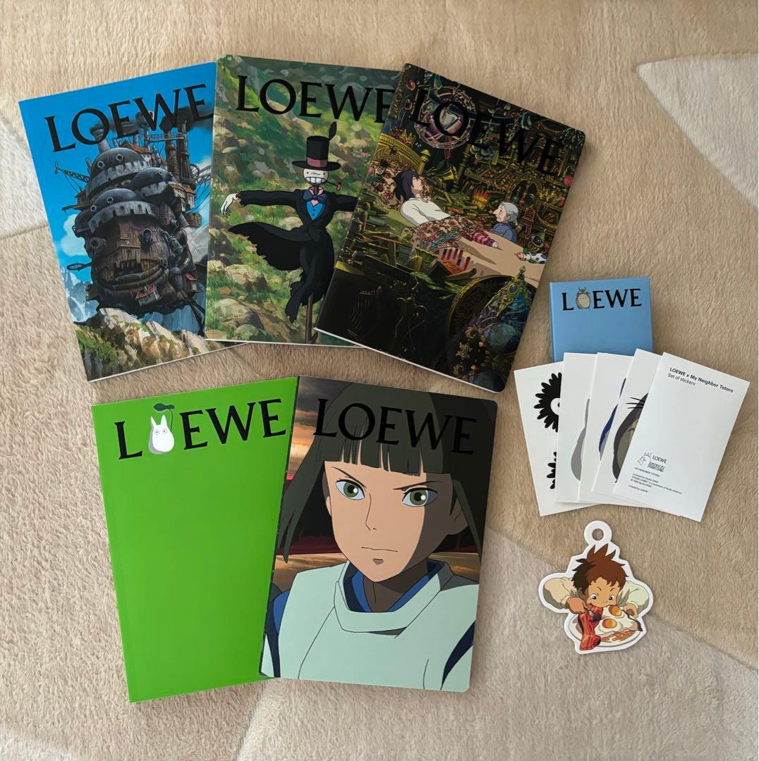 LOEWE ジブリ ノート ノベルティ