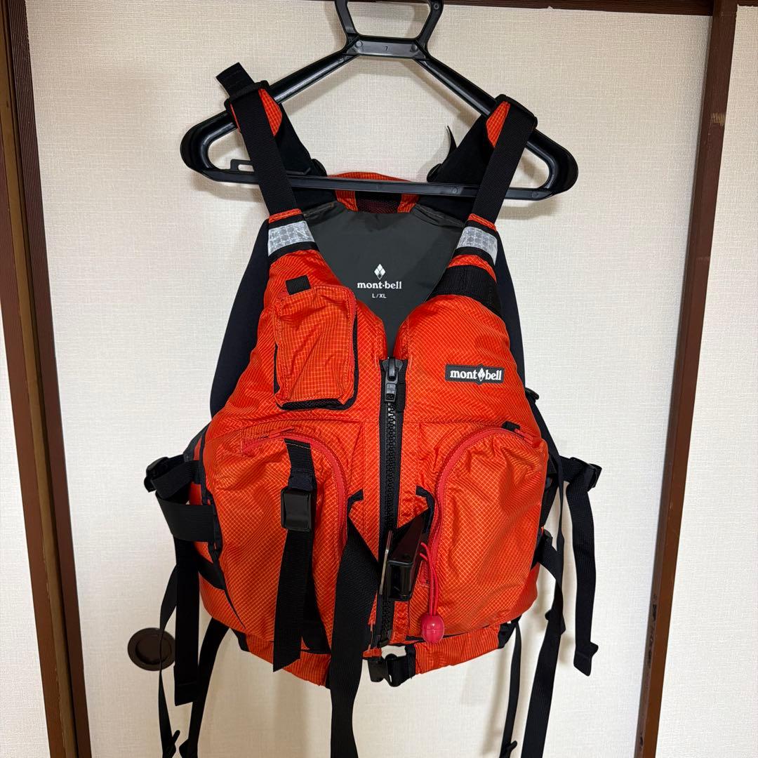 mont-bell レスキューフローティングベスト L/XL オレンジ PFD