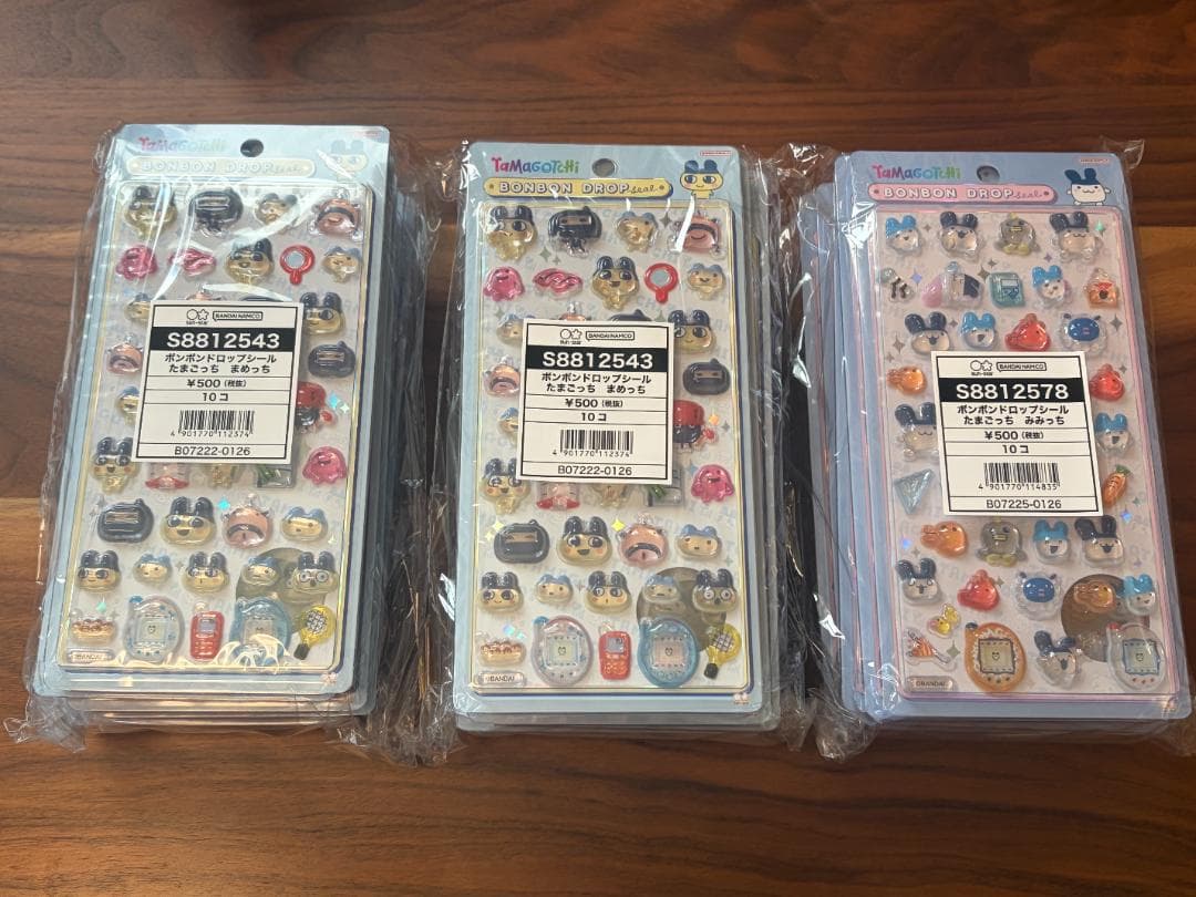 30枚セット 正規品 ボンボンドロップシール たまごっち まめっち みみっち