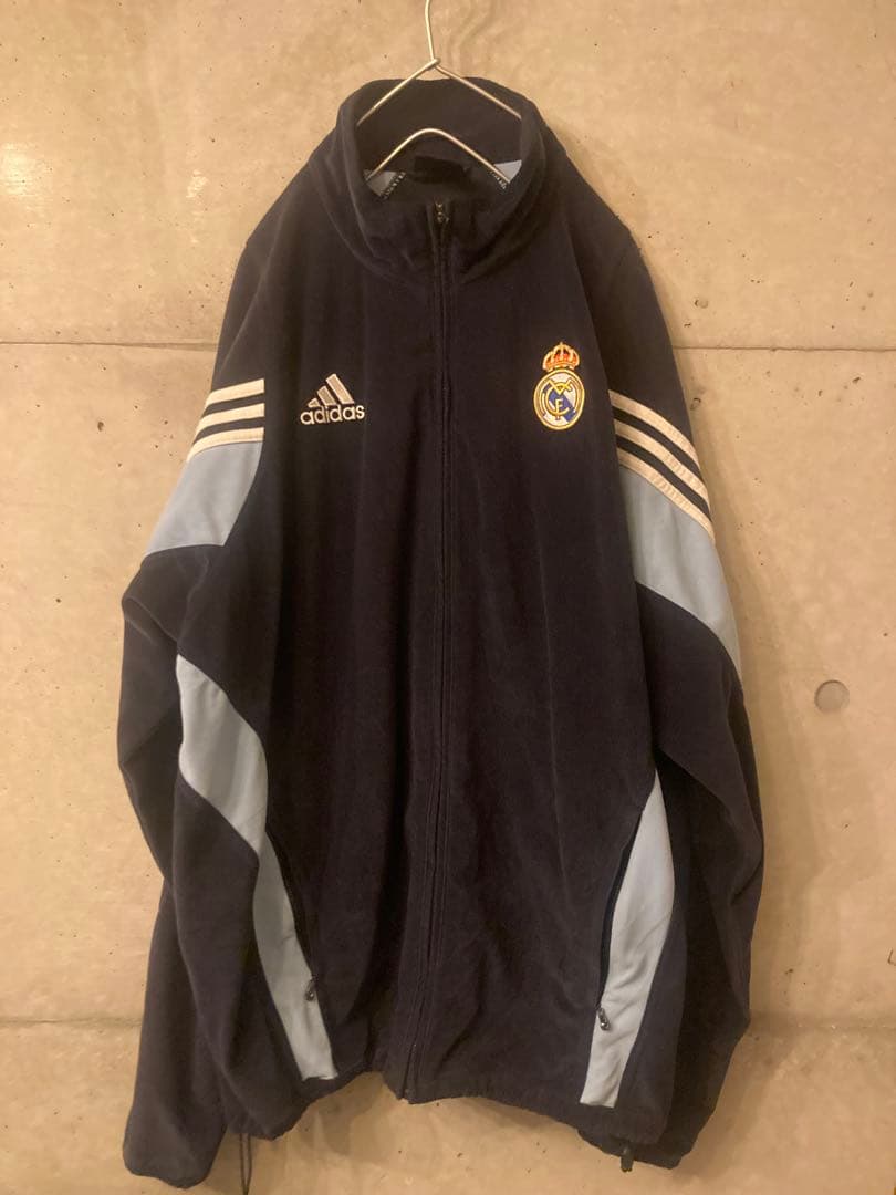 【古着】adidas レアルマドリード トラックジャケット ジャージ ロゴ 刺繍