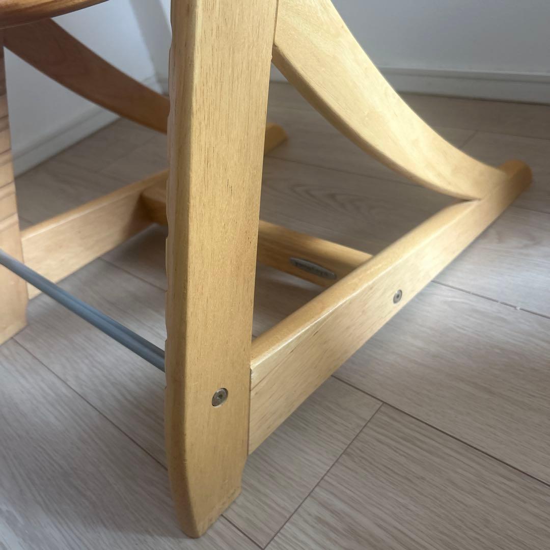 送料込！大和屋すくすくチェア　ハイチェア　消毒済