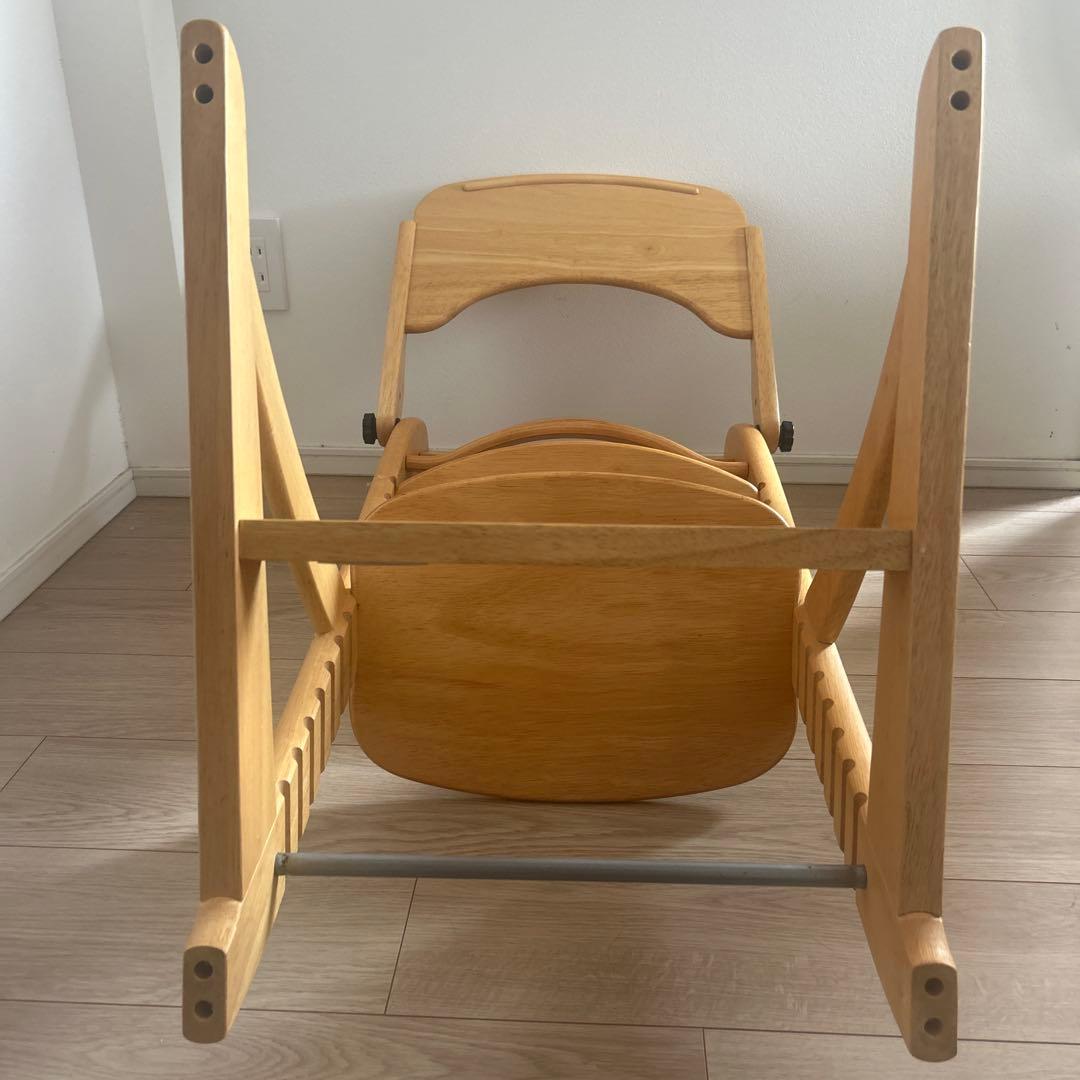 送料込！大和屋すくすくチェア　ハイチェア　消毒済