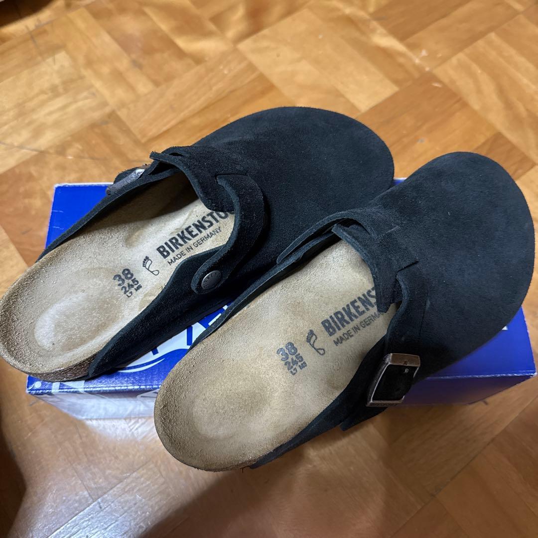 BIRKENSTOCK Boston 黒 38