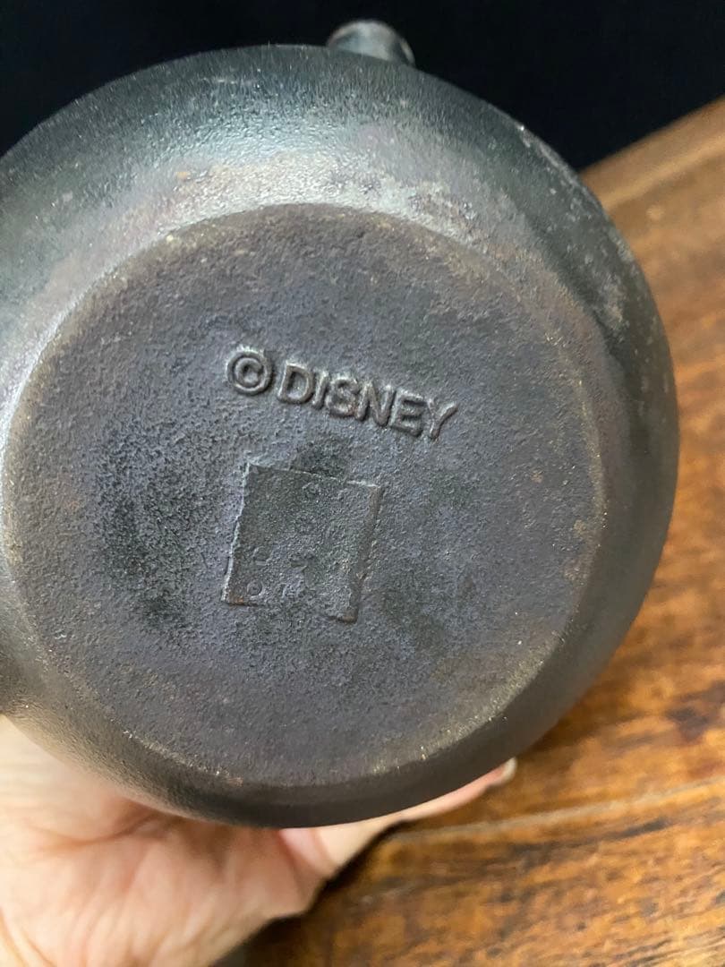 黒色 鉄瓶丸型 元箱付き 鉄瓶　茶道具　急須　金属工芸　湯沸 鉄器　印あり