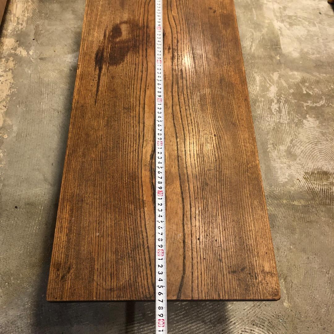 木製机　長方形座卓　文机　ヴィンテージ　ウッドテーブル　昭和レトロ　古道具