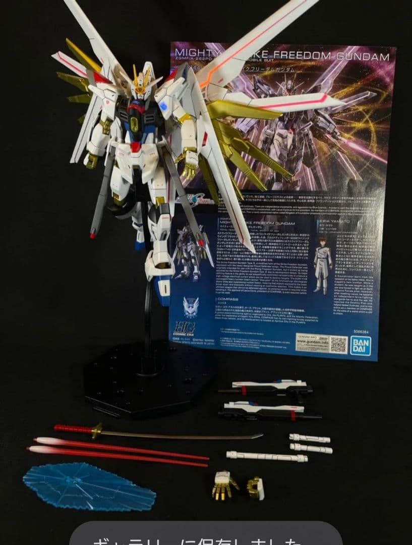 HG　1/144 マイティーストライクフリーダムガンダム　完成品　塗装品