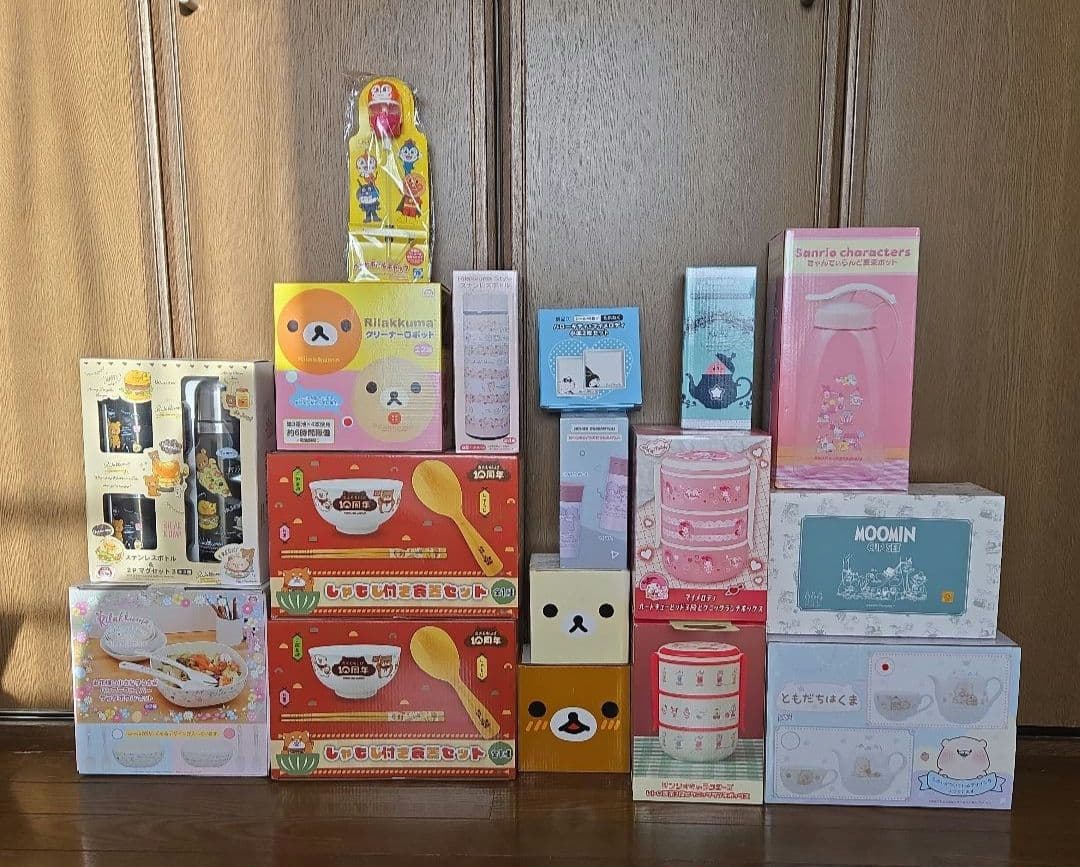 リラックマムーミンサンリオ忠犬しば他キャラクター雑貨おまとめ売り