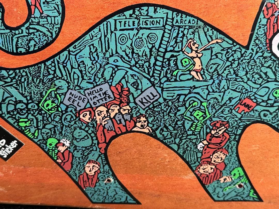 New Deal エド・テンプルトン　1990スケートボードデッキ CATモデル