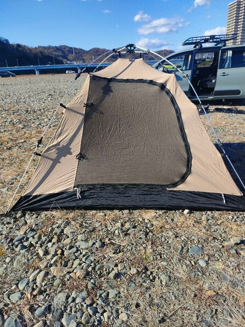 DOD ワンタッチ カンガルーテントM　専用フライシート付き