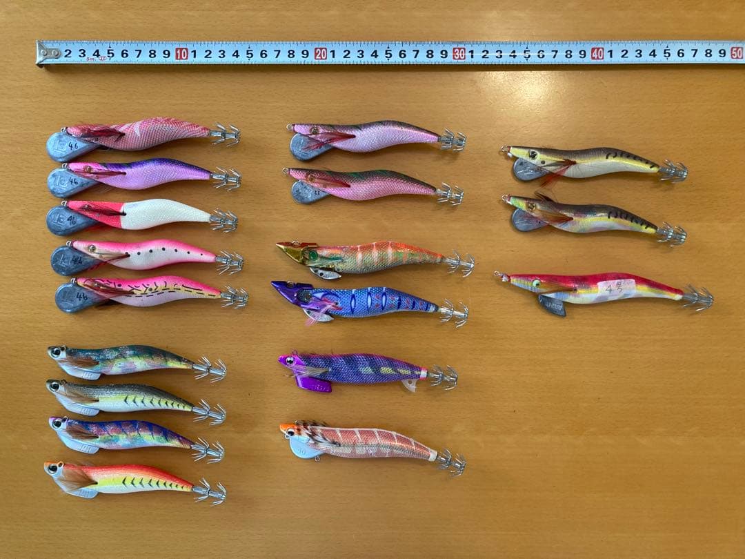 ティップ　エギング　ティップラン　エギ・餌木 18個セット 多色展開