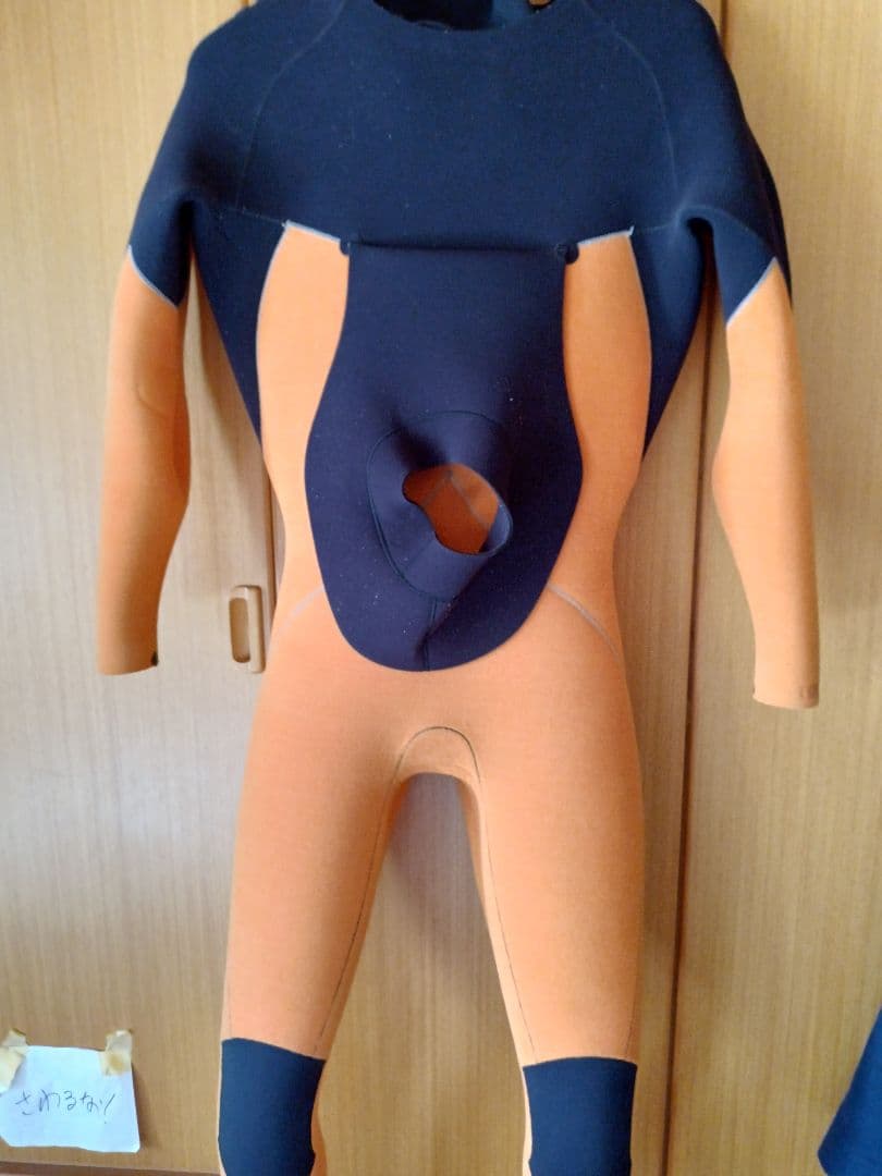 used セミドライ　5/3ミリ　チェストジップ　メンズMLB〜LBくらい