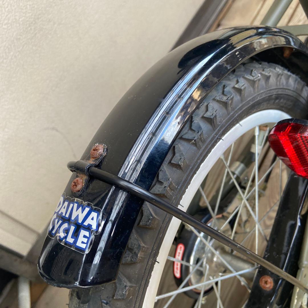 Jeep キッズバイク 16インチ オリーブグリーン 前カゴ付き