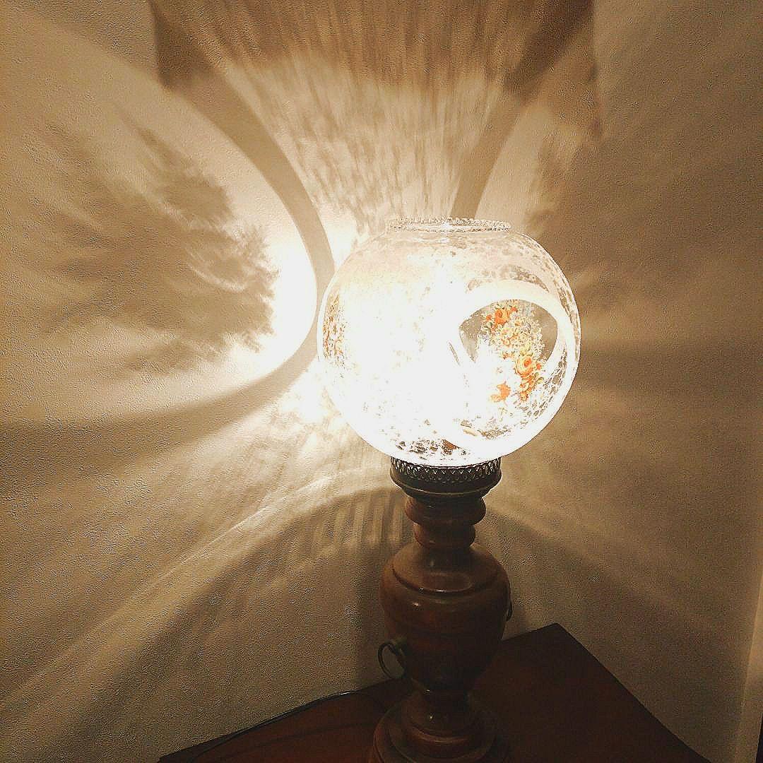 【イタリア製】アンティーク調 ヴィンテージ ライト ランプ テーブルランプ 照明