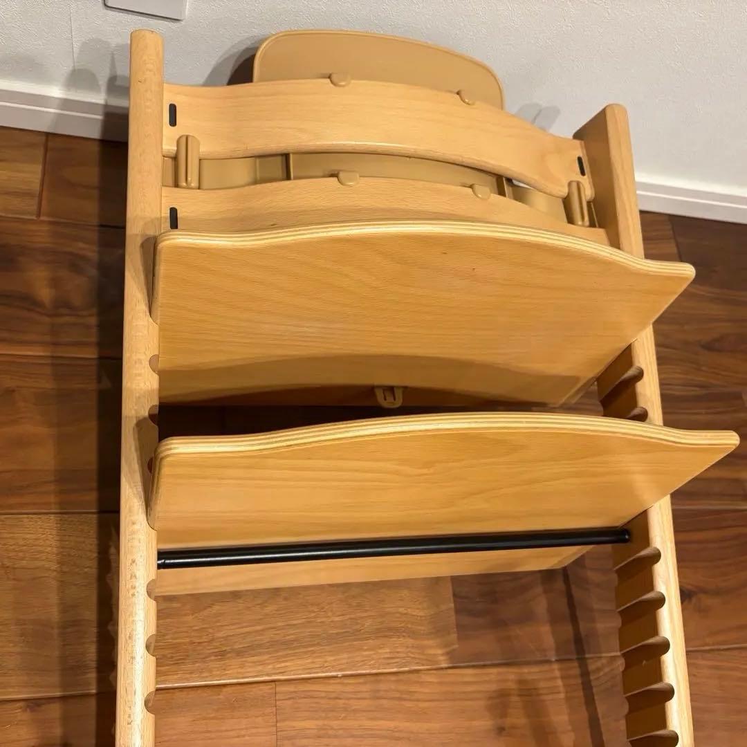 ストッケ トリップトラップ ナチュラル ベビーセット付き 極美品