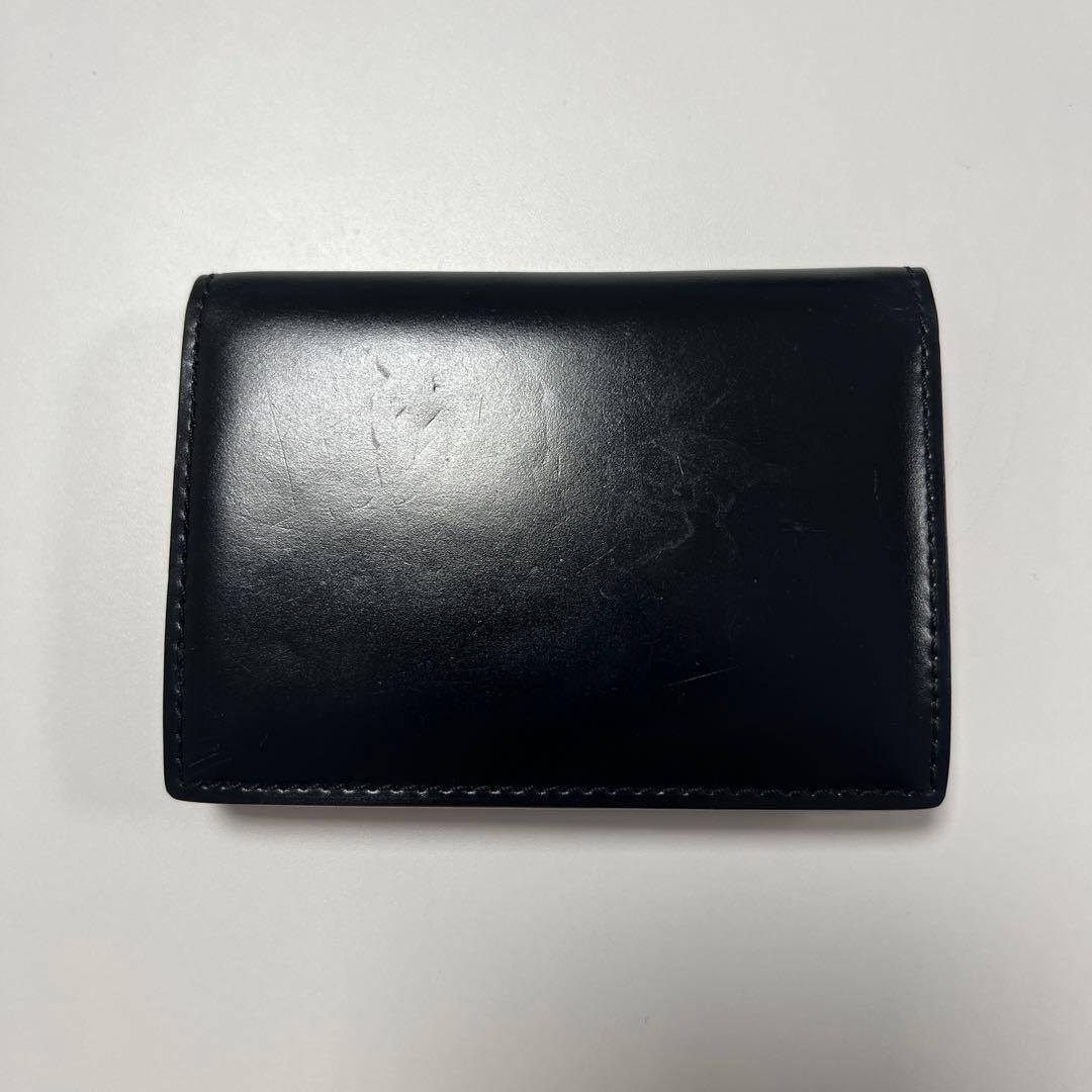 GANZO ガンゾ　CORDOVAN コードバン通しマチ名刺入れ