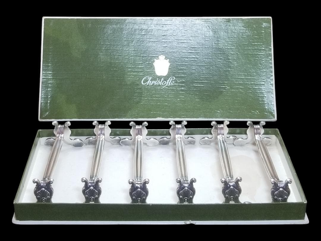 ⭐超希少⭐クリストフル ヴァンドーム ナイフレスト 6本 箱付き 箸置き