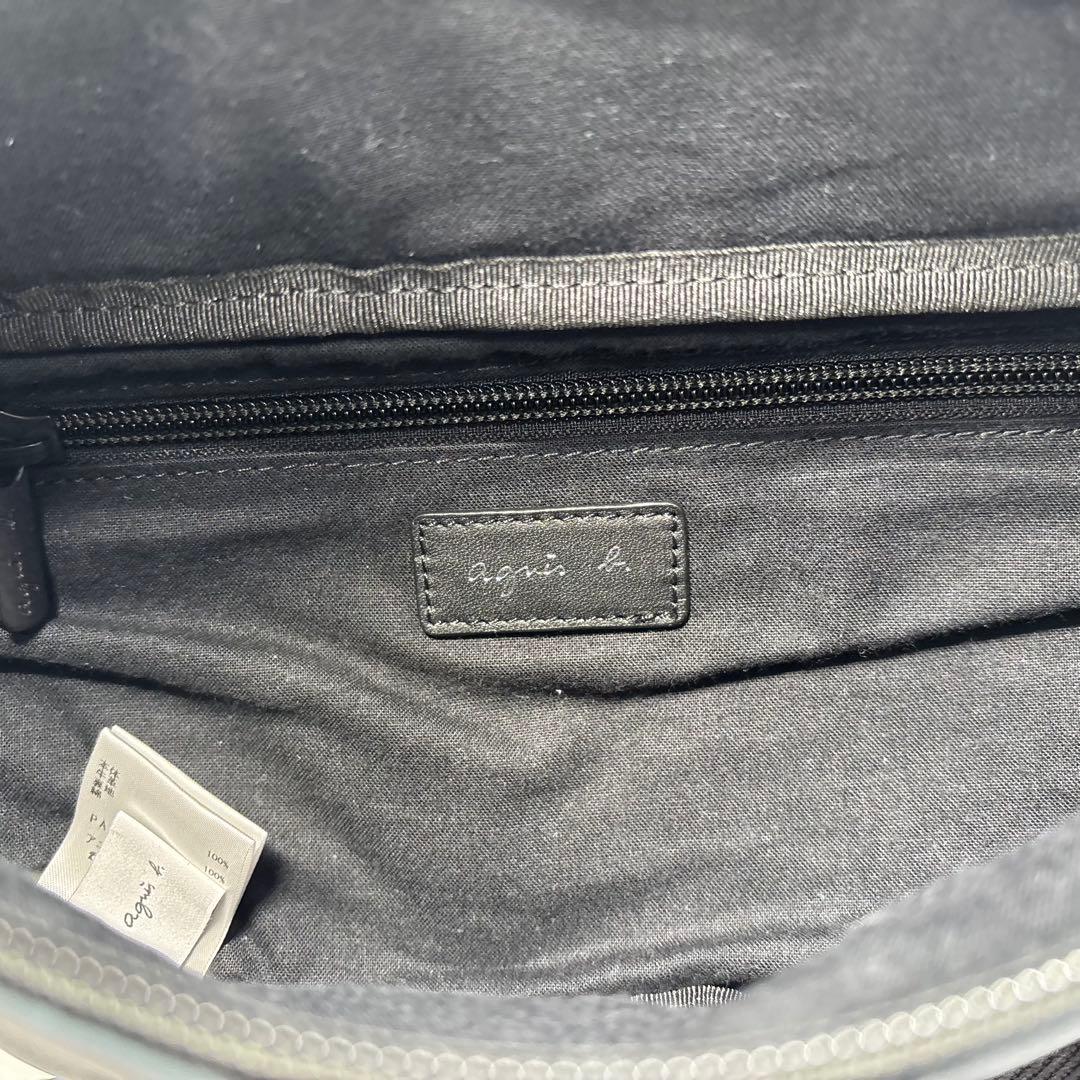 ✨美品✨ アニエスベー PETER レザー ウエストポーチ ブラック