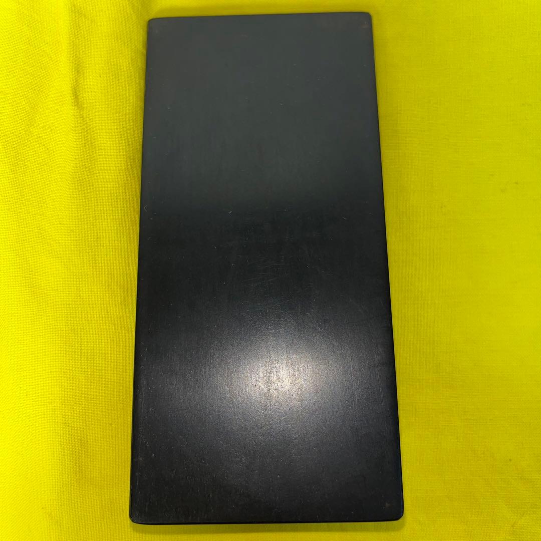 ⭕️赤間硯　共蓋付梅花彫刻硯　阿野硯製作所　龍泉作　美品　墨持ち良い