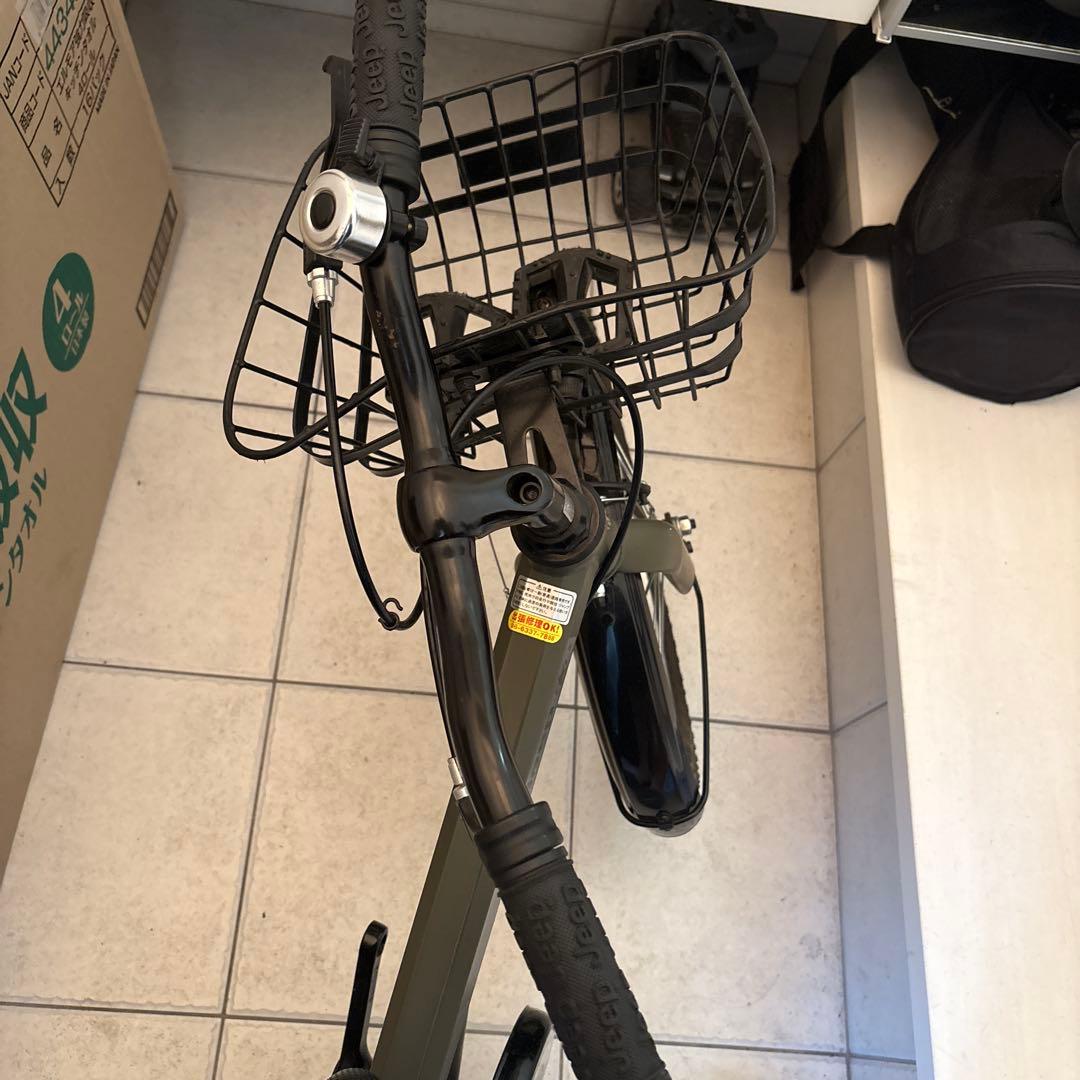 Jeep 18インチ 幼児用自転車 オリーブグリーン　※手渡し