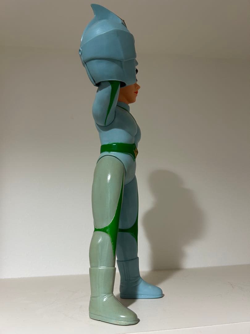【特大30cm】　当時物　ミラーマン　ブルマァク　面トレ　メントレ　ソフビ