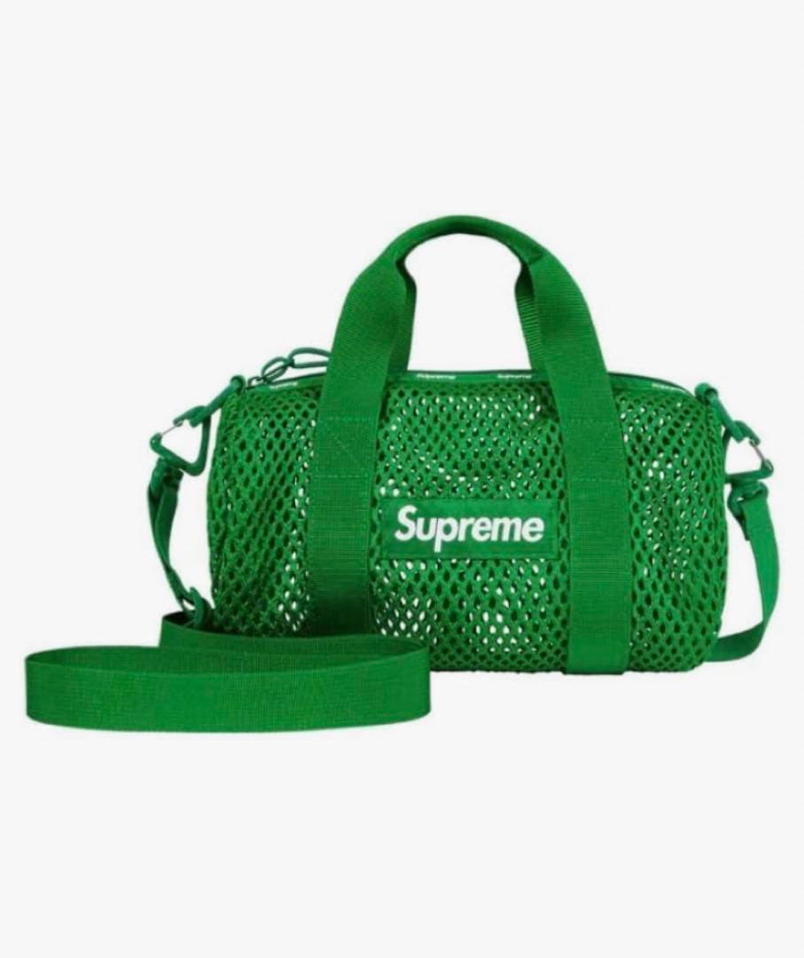 Supreme Mesh Mini Duffle Bag green バッグ