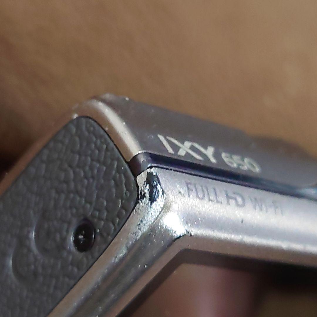 CANON★動作品IXY650★イクシ650シルバーデジタルカメラ送料無料