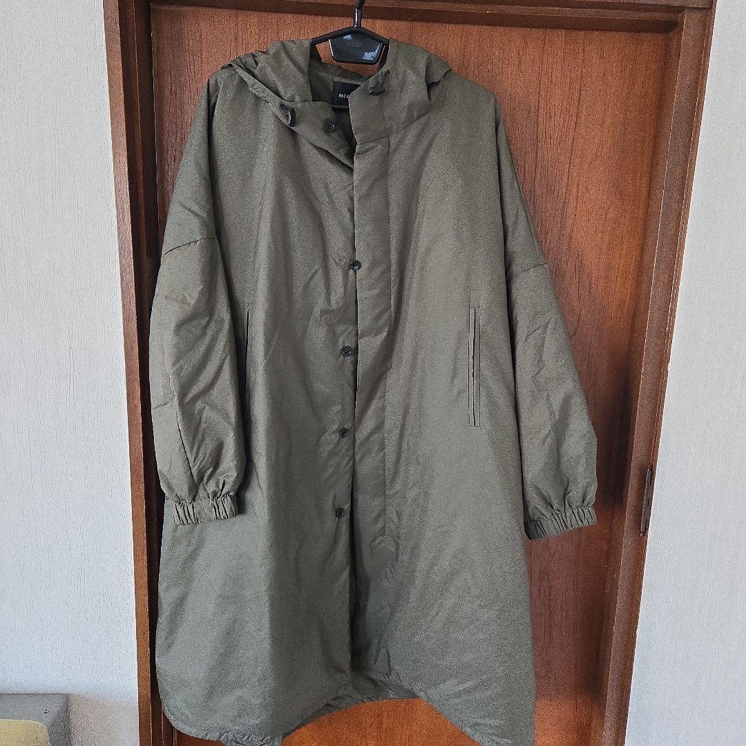 mizuiro ind フード付きロングモッズコート