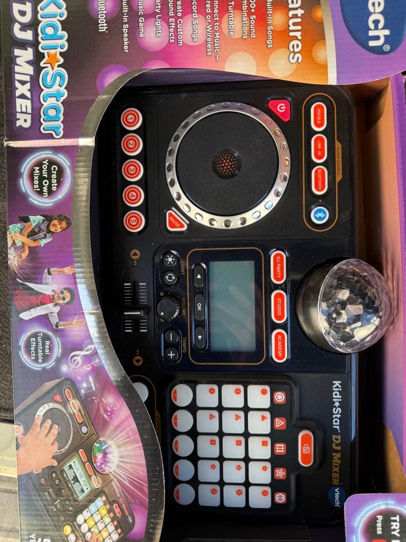 VTech KidiStar DJミキサー ブラック