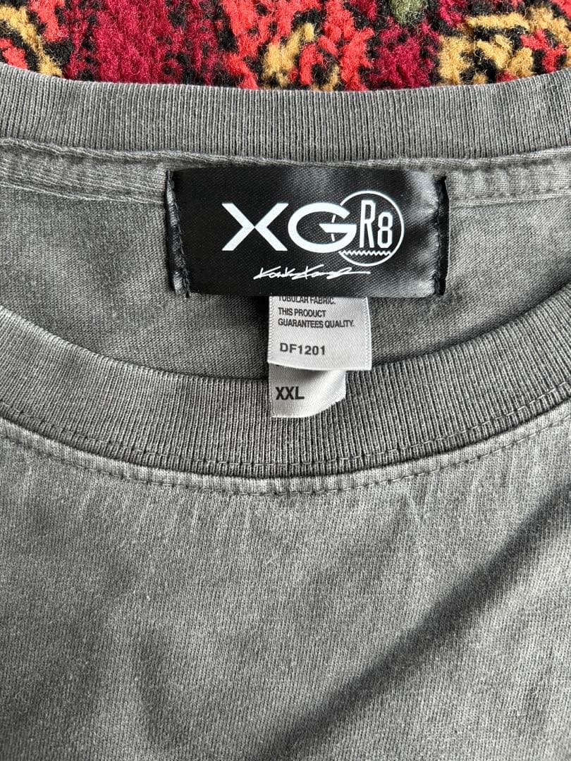 XG GR8 KOSUKE KAWAMURA ロンT ダークグレー　黒　XXL