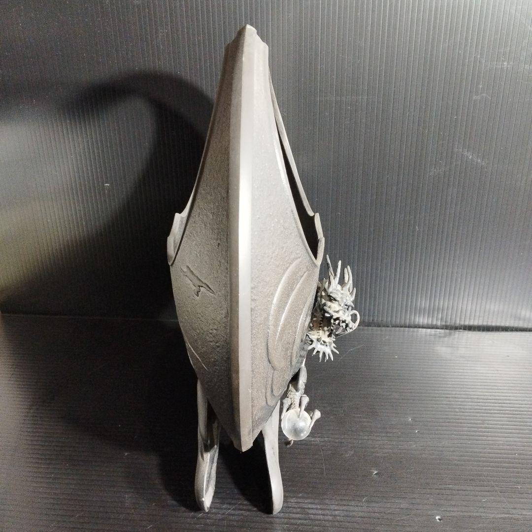 銅花器 花生 生け花 銅器 花器 龍 虎 華道レトロ アンティーク 花入