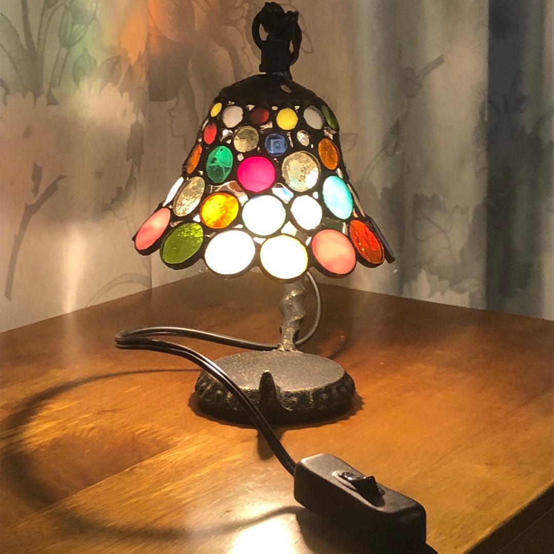 ステンドグラス♦︎カラフルミニランプ