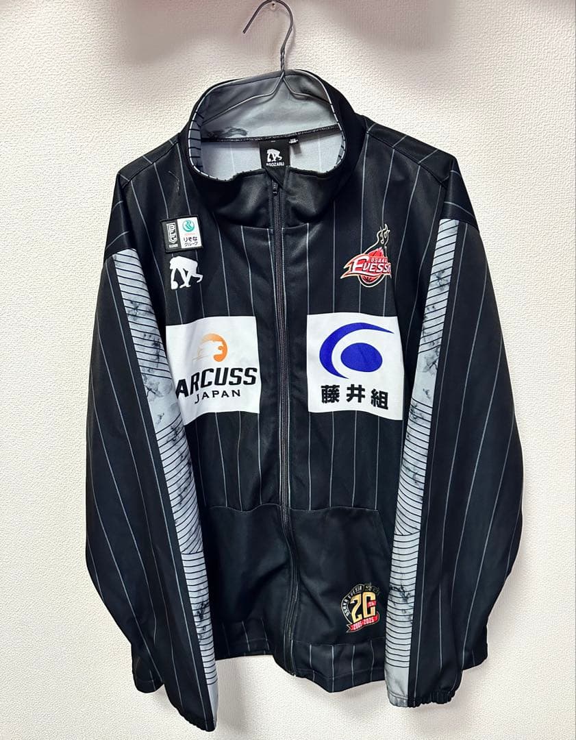 Bリーグ egozaru 大阪エヴェッサ 選手支給品 ウォームアップウェア 3L