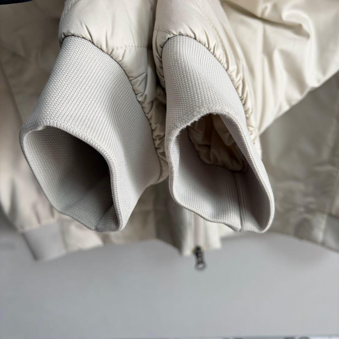 L 白 ナイキ NIKE golf ゴルフ ジャケット ブルゾン 袖取り外し可能