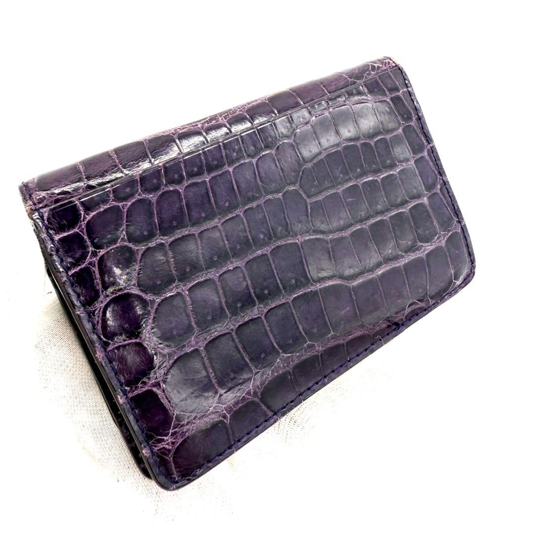 ★入手困難！★BOTTEGA VENETA マットクロコダイル 名刺入れ 無双