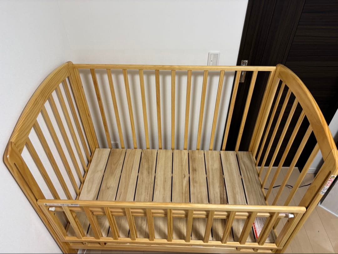 KATOJI(カトージ)ベビーベッド 70×120cm ハイポジション