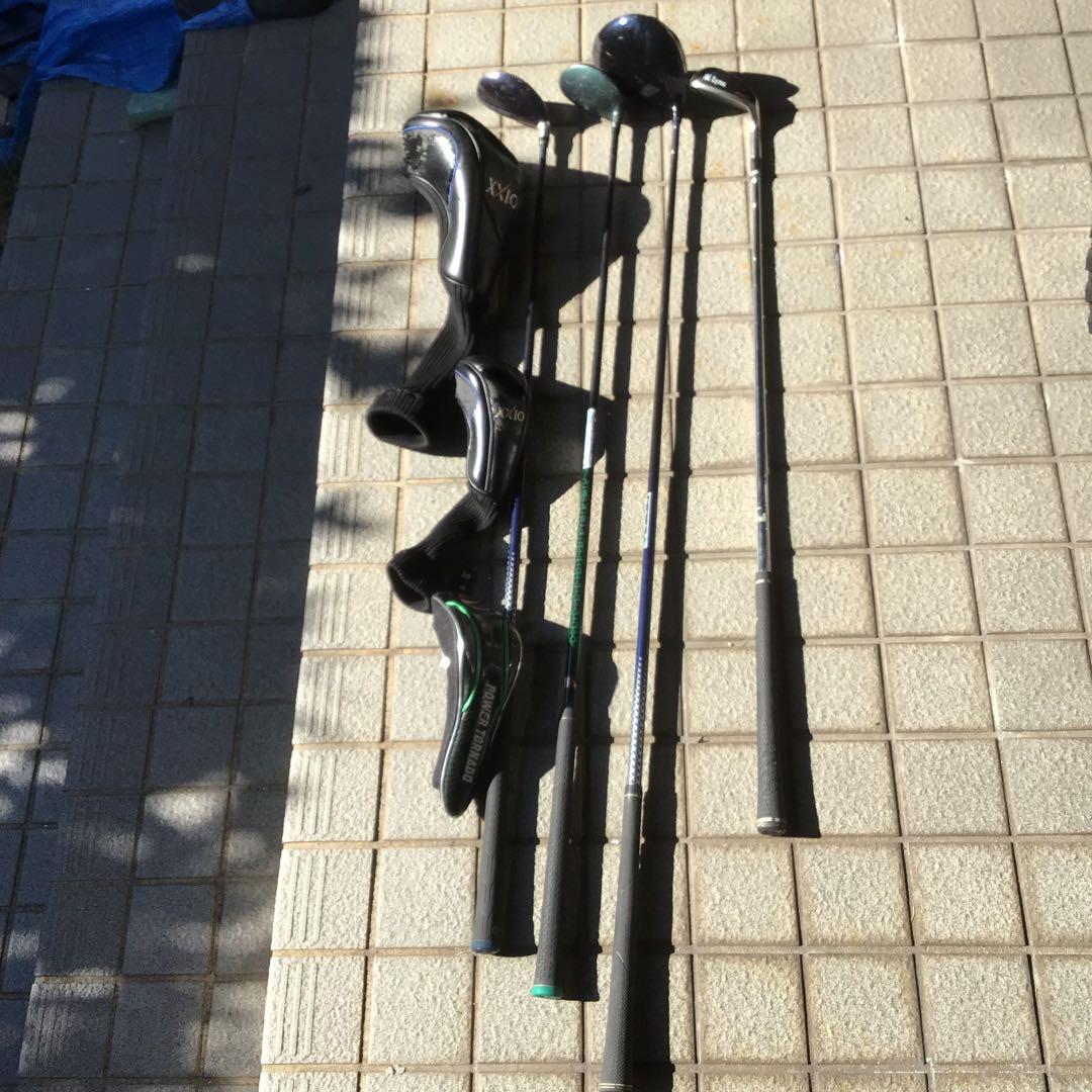 ゼクシオ9ドライバーとUT、キャスコ　パワートルネードUT、BombaSW 4本