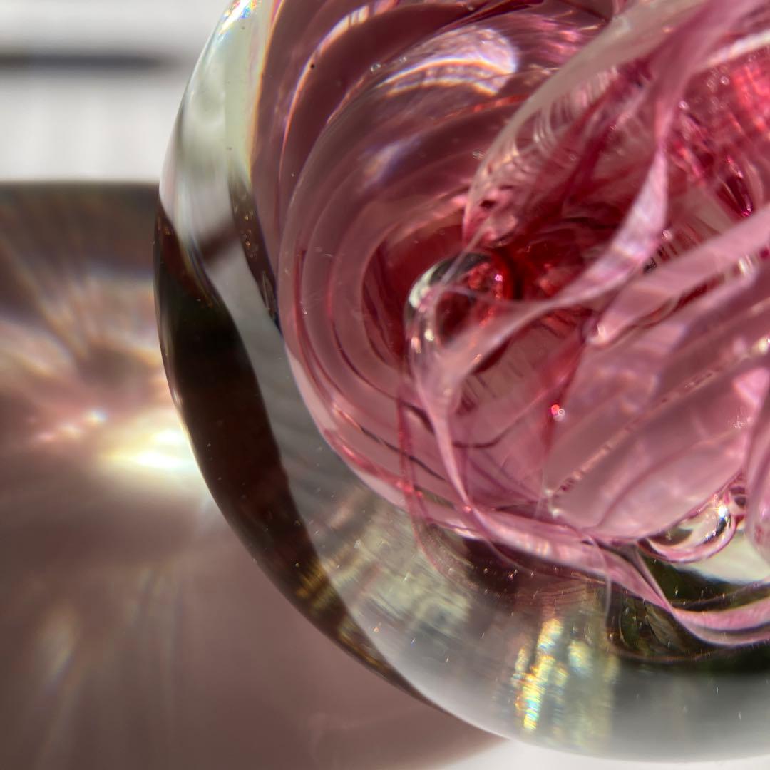 レア　イタリア製　作家　ヴィンテージ ヴェネツィアングラス　ペーパーウエイト