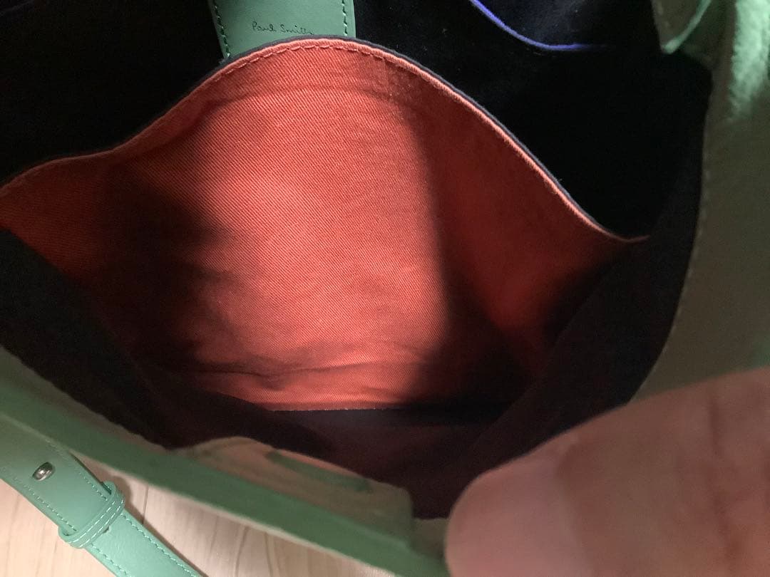 Paul Smith ミントグリーン ショルダーバッグほぼ未使用