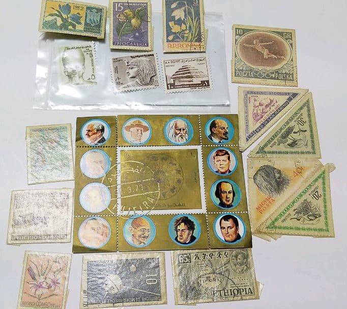 海外切手　世界一周　100枚以上 INDIA USSR　SANMARINO