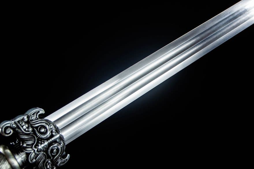 滅魂古剣-高性能マンガン鋼 古兵器 武具　刀装具　日本刀　模造刀 居合刀