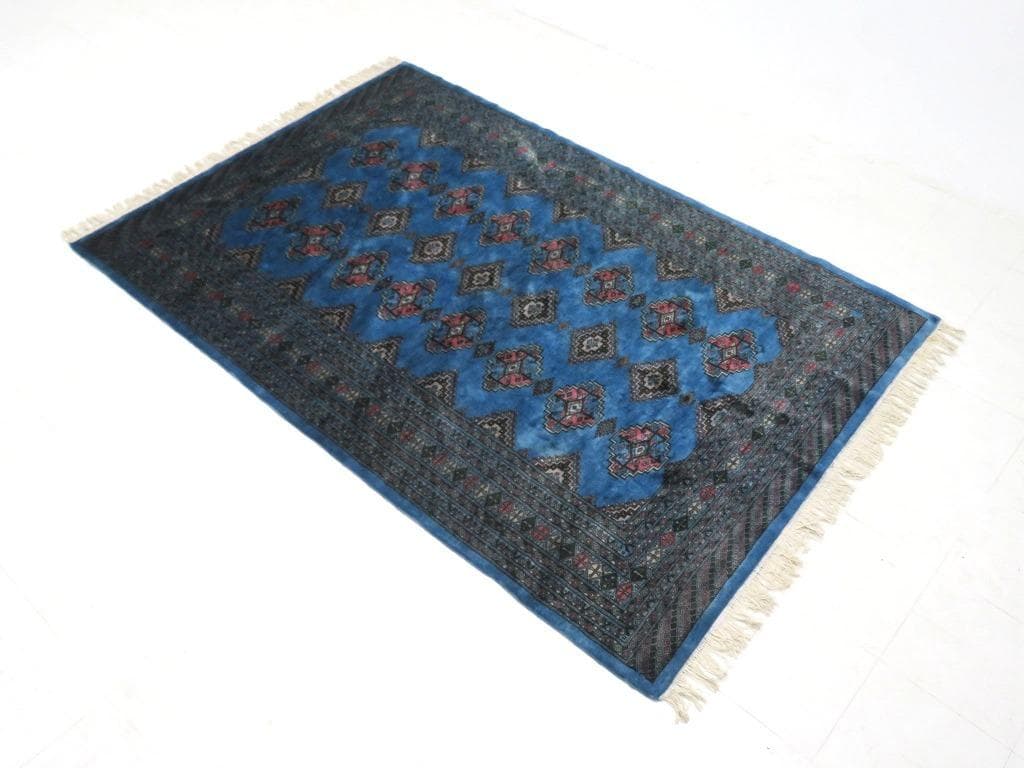 展示品　パキスタン　ラグ　カーペット　絨毯　手織り