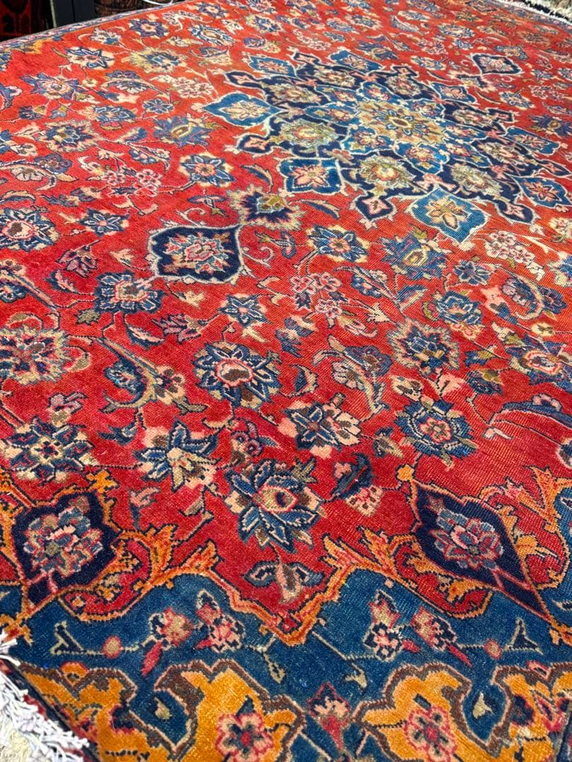 ペルシャ アンティーク 手作り マシュハド 絨毯