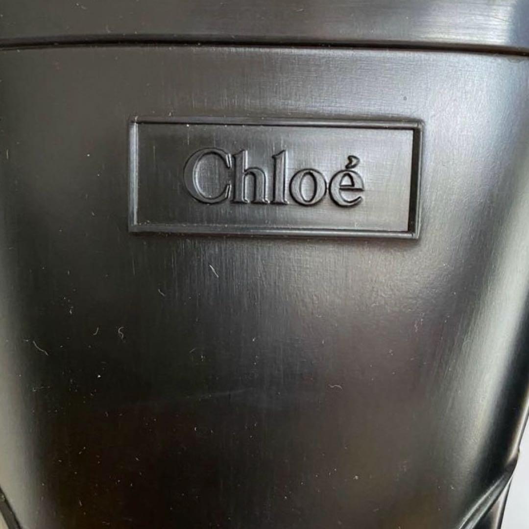 Chloé ブラック 37 レインブーツ ヒール