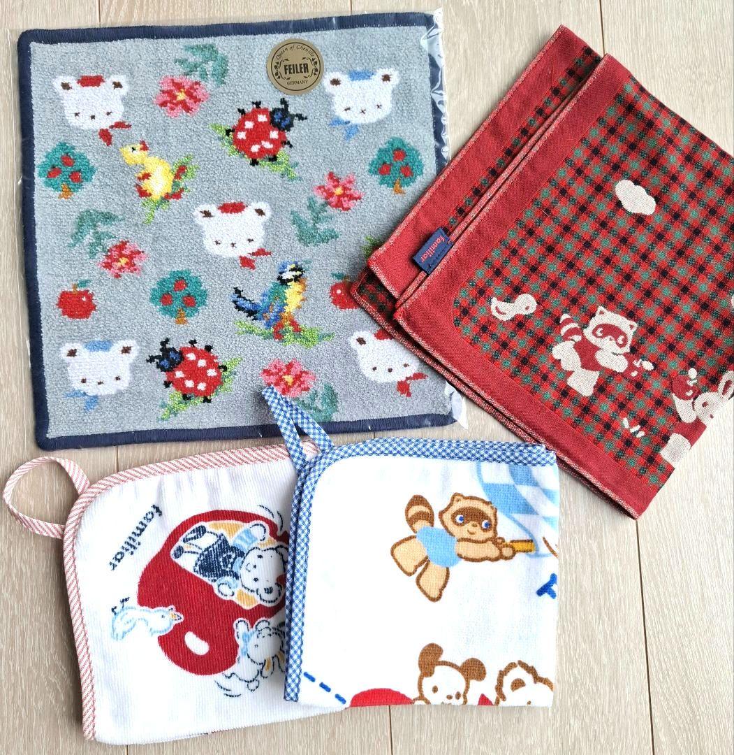 12/16まで最終お値下げ フェイラーコラボハンカチ ファミリア