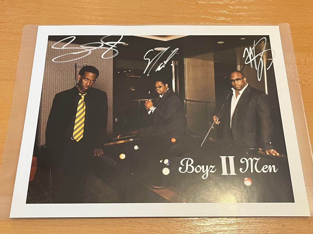 Boyz II Men 2007 デビュー15周年 限定サインTシャツ