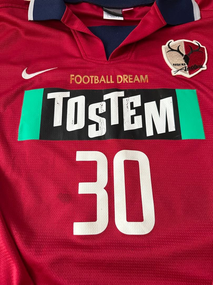 鹿島アントラーズ NIKE ACL 2002 支給品ユニフォーム 鈴木隆行